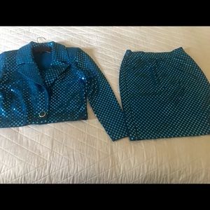 St John by Marie Gray 3pc skirt suit size 10